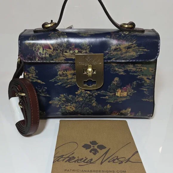 NWT Patricia Nash Carisbrooke Satchel Crossbody Kent Countryside - Picture 3 of 6